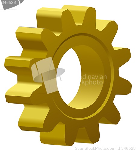 Image of golden gear