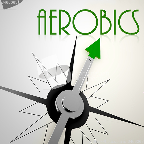 Image of Aerobics on green compass