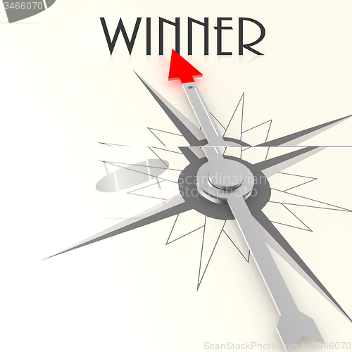 Image of Compass with winner word