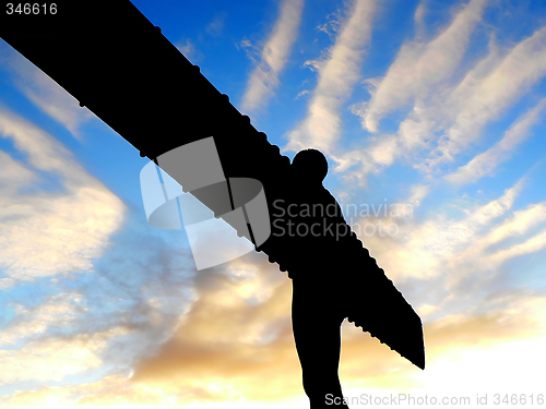 Image of Angel of the North Landmark of Gatheshead Newcastle