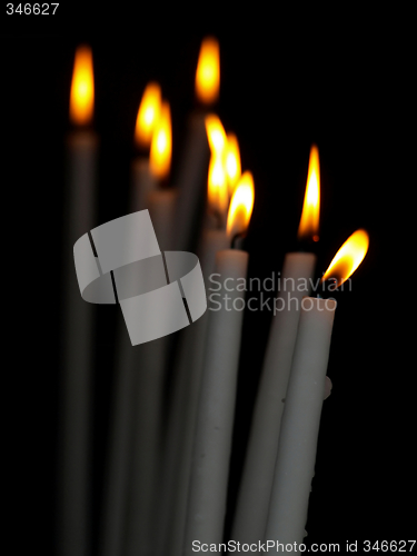 Image of Candles burning�