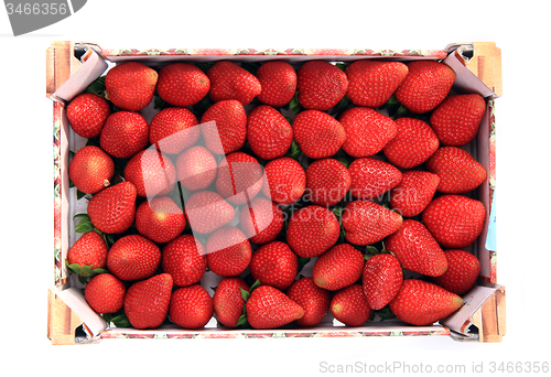 Image of fresh red strawberries background
