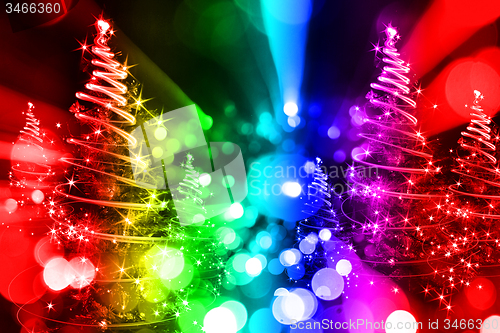 Image of christmas forest
