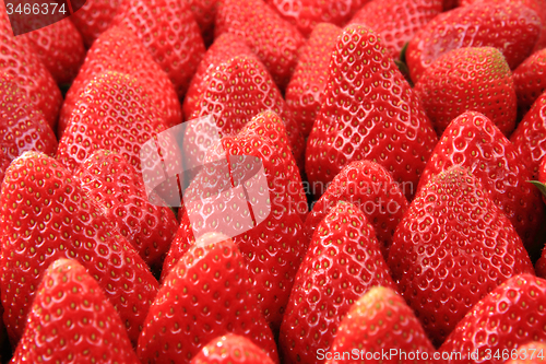 Image of fresh red strawberries background