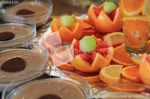 Image of orange desserts 