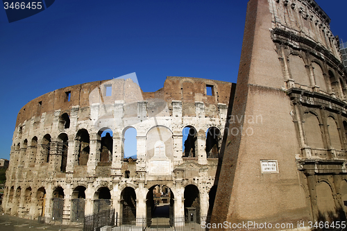 Image of The Colosseum in Rome, Italy