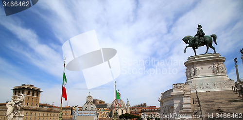 Image of view of panorama Rome, Italy