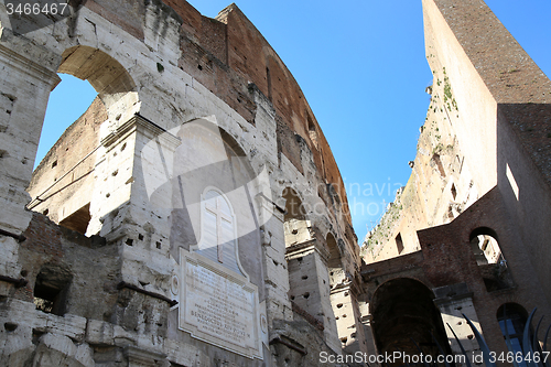 Image of The Colosseum in Rome, Italy