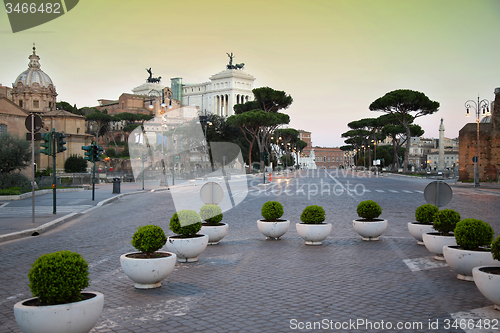 Image of Via dei Fori Imperiali in Rome, Italia