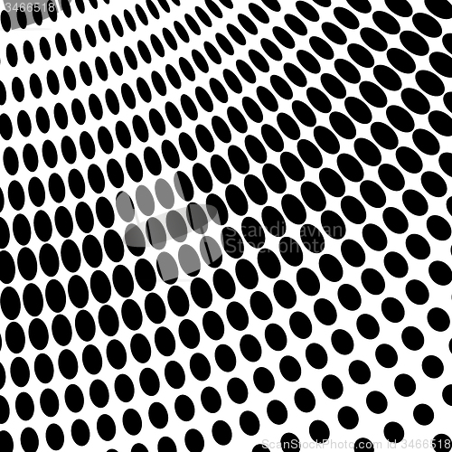 Image of Black Halftone Background.