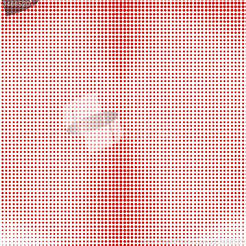 Image of Red Halftone Background. 