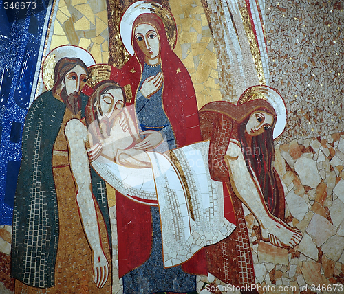 Image of Catholic artwork mural