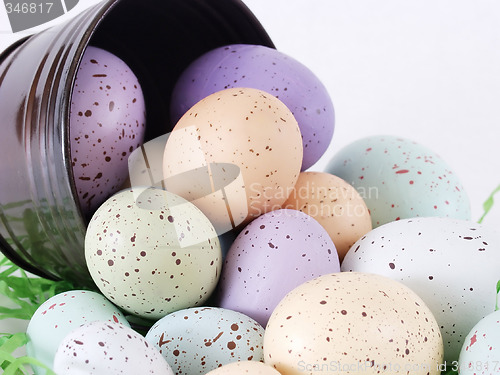 Image of Pastel Flecked Eggs, close
