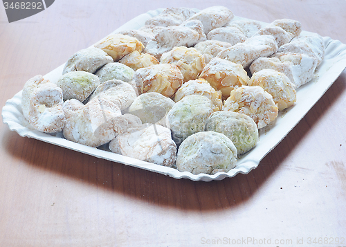 Image of 
Sicilian sweets made with almond paste
