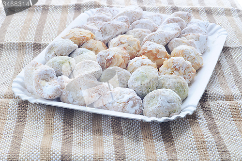 Image of 
Sicilian sweets made with almond paste