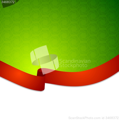 Image of Red tape ribbon background