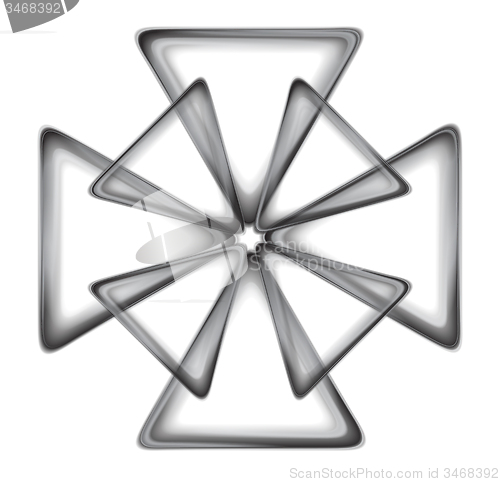 Image of Dark grey cross logo design