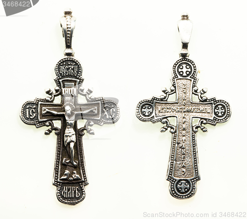 Image of  neck silver cross