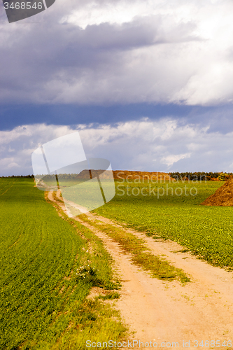 Image of the rural road 