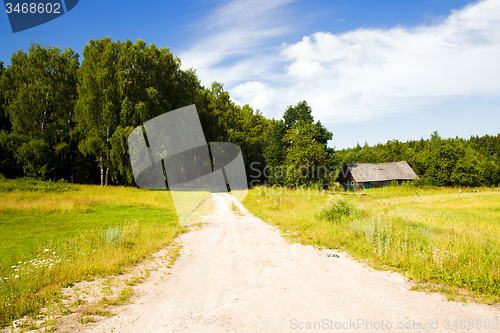 Image of the rural road  