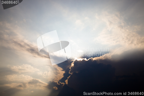 Image of   sky with clouds