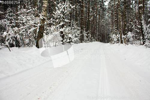 Image of  road winter