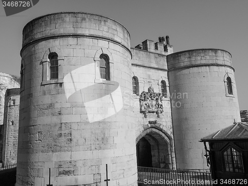 Image of Black and white Tower of London