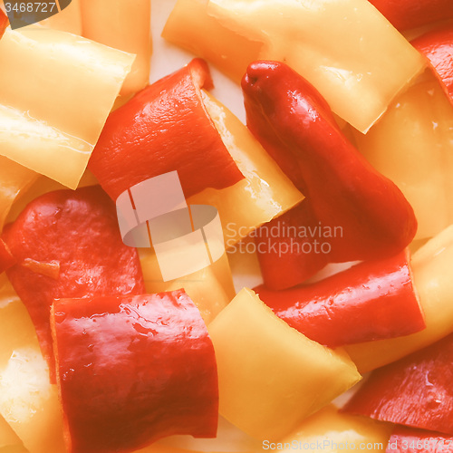 Image of Retro looking Peppers