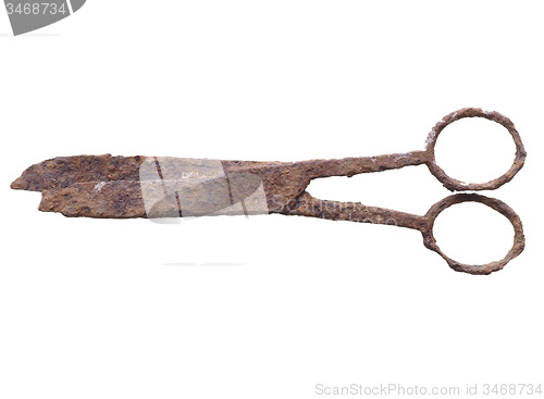 Image of Rusted scissors