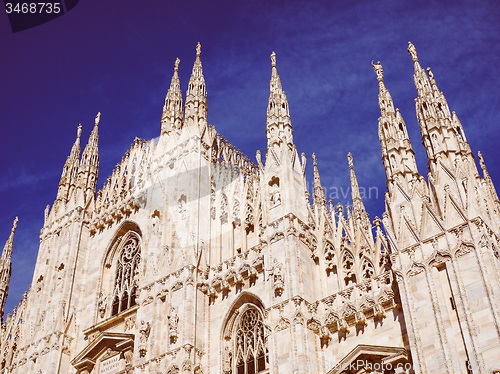 Image of Retro look Milan Cathedral