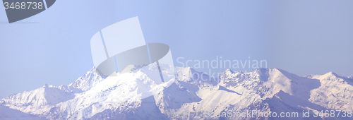 Image of Retro look Alps mountains