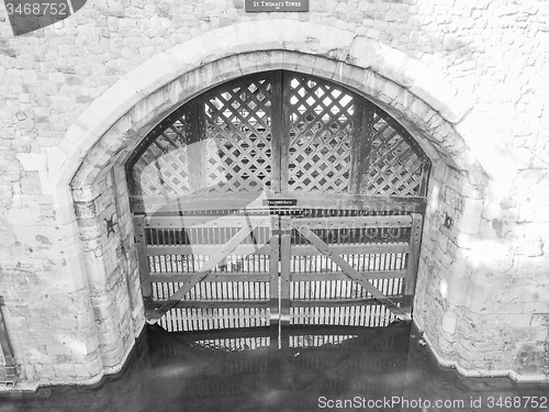 Image of Black and white Tower of London