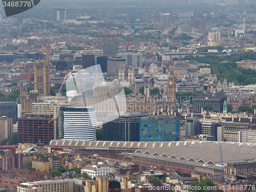 Image of Aerial view of London