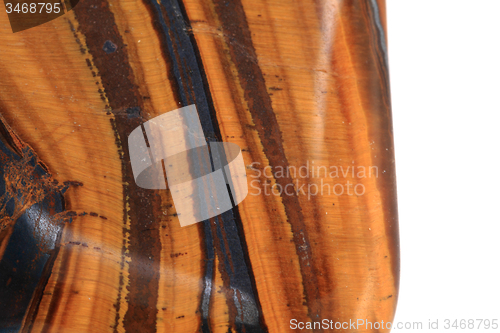 Image of tiger eye mineral isolated