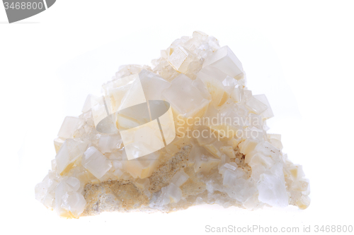 Image of calcite mineral isolated
