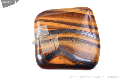 Image of tiger eye mineral isolated