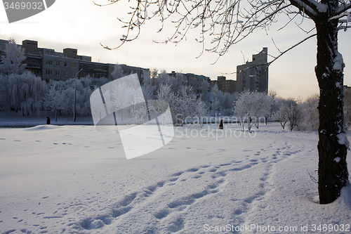 Image of   snow. Winter