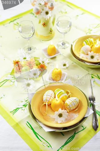 Image of Easter table setting