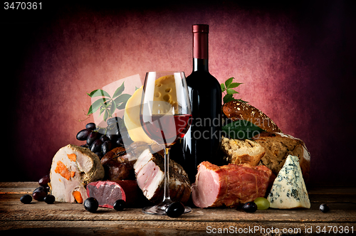 Image of Wine and food