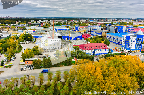 Image of Bird eye view on Tyumen House-building Company