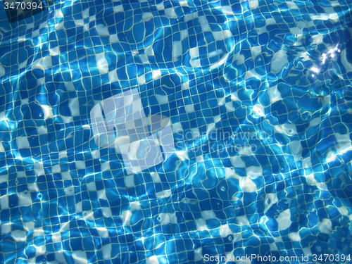 Image of pool texture blue water 