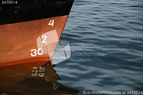Image of Numbers at a ship