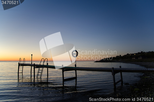 Image of Bath pier at twilight