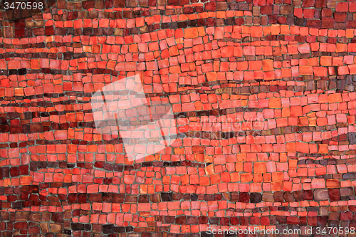 Image of red stones texture