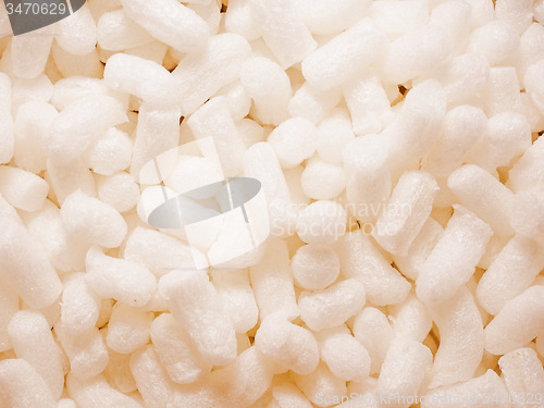 Image of Retro look White polystyrene beads background