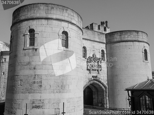 Image of Black and white Tower of London