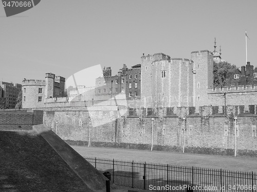 Image of Black and white Tower of London