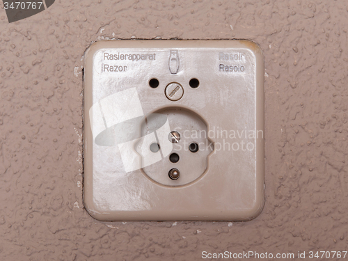 Image of Power plug wall socket - Switzerland