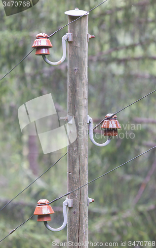 Image of Old electric pillar