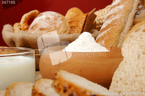 Image of Assortment of baked breads